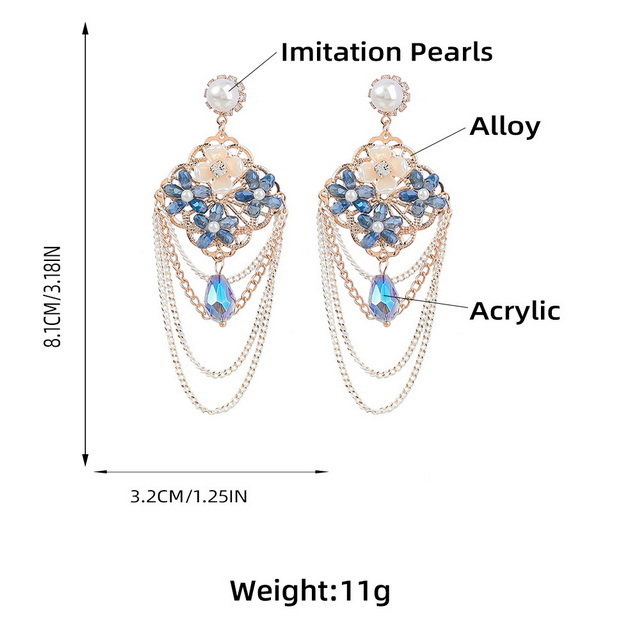 Alloy earrings 2022-5-23-164